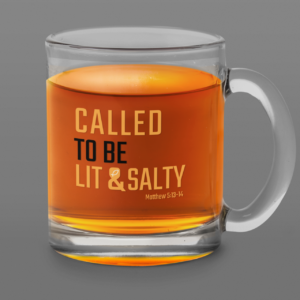 Glass Mug - Called to be Lit and Salty